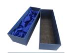 High End Long Wine Cardboard Boxes , Liquor Bottle Gift Boxes For Wine Glasses