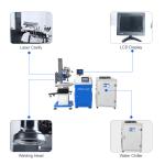 500w desktop metal stainless steel aluminium laser welding machine for mould