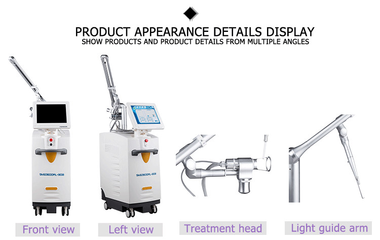china skin resurfacing machine vaginal scanxel round fotona fractional co2 laser with 3 heads