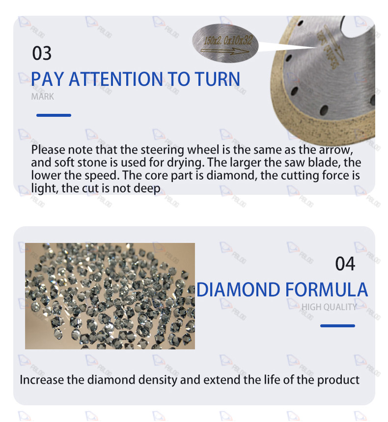 Round 150mm Diamond Saw Blade For Glass / Ceramics And Stone