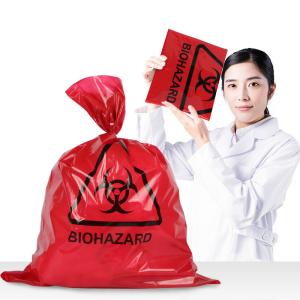 Quality Large Thick 0.02mm 0.1mm Biohazard Plastic Bags For Hospital Waste wholesale