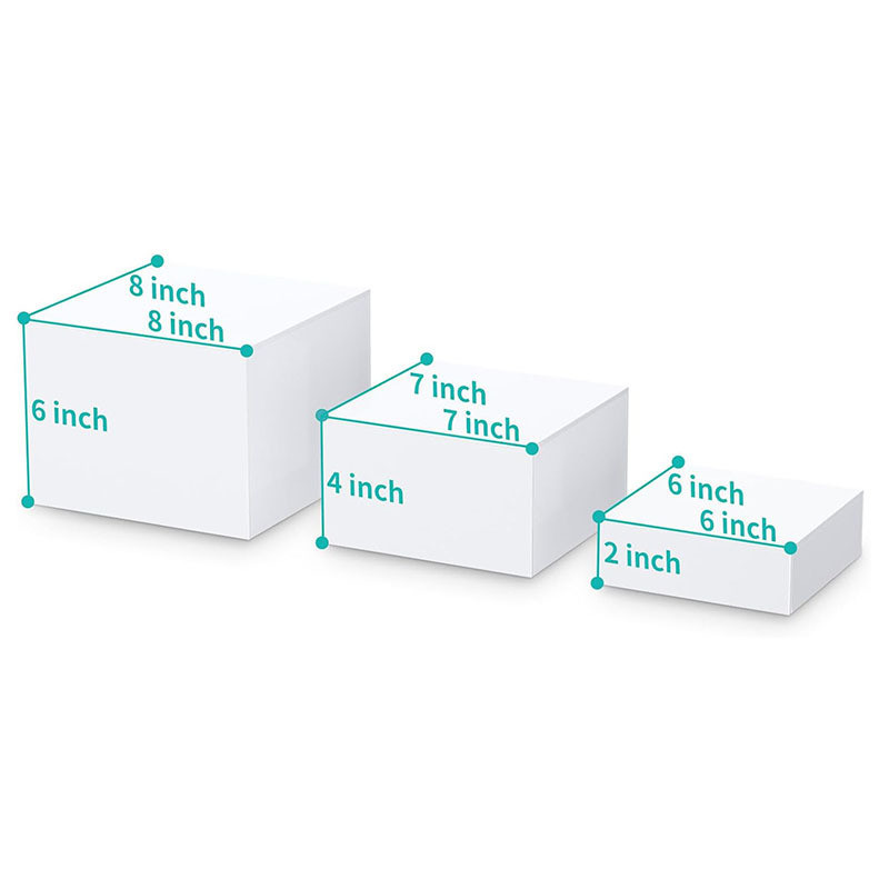 Wholesale Clear Acrylic Display Cubes Food Display Stand For Weddings Birthdays