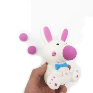 Quality Squeeze Shooting Soft Plastic Toys With EVA Balls PVC OEM / ODM 15*8*9cm Animal Rubber wholesale