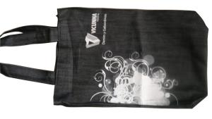 Quality Recyle, Durable Black Fabric Shopping Bags, Canvas Shopper Bag For Gift Packaging wholesale
