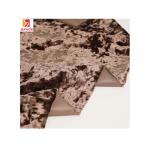 260gsm Crushed Velvet Upholstery Fabric 75D 72F 100% Polyester