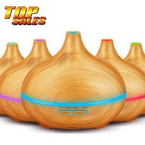 Quality 50ml/H 12W 300ml Wood Grain Essential Oil Diffuser wholesale