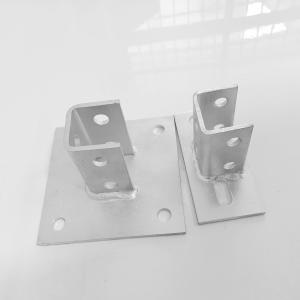 Quality Flat Plate Strut Channel Accessories Cross Elbow Square Fittings wholesale