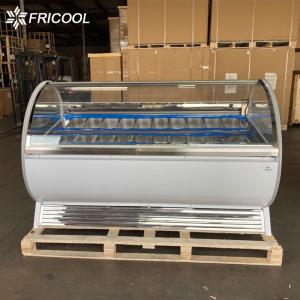 Quality 20 Pans Air Cooling System Countertop Gelato Display Case 450L wholesale