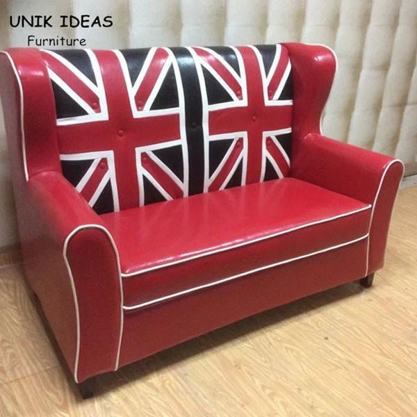 England Commercial Booth Seating Leather Modern Restaurant Banquette Seating