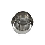 6" Double Wall Twist Lock Boiler Flue Rain Cap Anti Down Weather Resistance