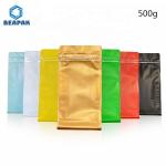 Zip Seal Aluminum Foil 1000g Vacuum Stand Up Coffee Pouches