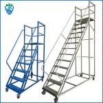 7 Foot 8 Feet Mobile Safety Step Ladder Lightweight Climbing Work Ladder With