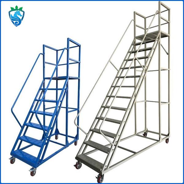 7 Foot 8 Feet Mobile Safety Step Ladder Lightweight Climbing Work Ladder With