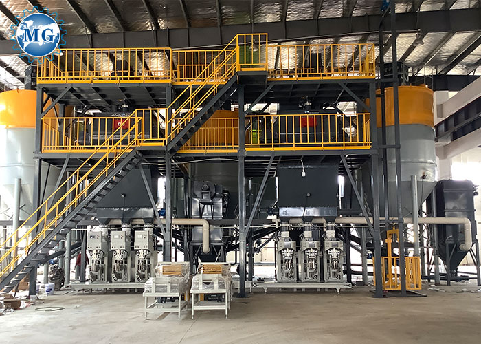 Dry Mortar Powder Mixing Machine Plant