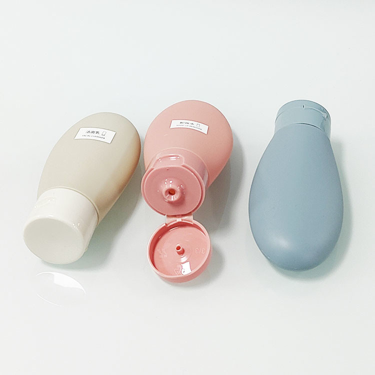 Pink Grey Blue 60ml Plastic Cosmetic Tube For Hand Cream Smooth Body