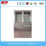 Floor Standing Pharmacy Medicine Cabinet with Aluminum And Wood