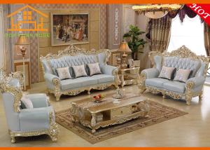Quality victorian retro leather victorian style couch furniture old antique furniture vintage chesterfield wooden frame sofa set wholesale