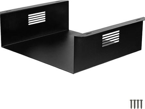 Non-folding Rack Under Desk CPU Mount Customizable Logo for Professional Workstations