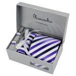 100% hand-woven polyester necktie sets
