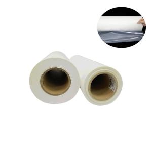 Quality 0.03mm 0.20mm Clear Adhesive Paper Roll , 0.96g/cm3 Smooth Thermo Adhesive Film wholesale