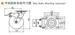 5 Inch Heavy Duty Casters 400kg Load Industrial Castor Wheels 125mm