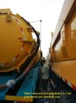 22000L Vacuum Sewage Suction Vehicle 20 - 25m3 Waste Water Collection Truck