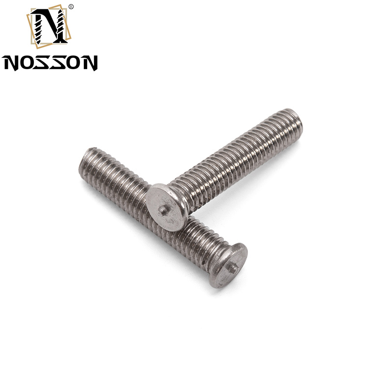 Industry ZINC Finish M3 M4 M5 M8 M12 Aluminum 6061 7075 Anodized Weld Bolt ISO 13918 for Agricultural Machinery