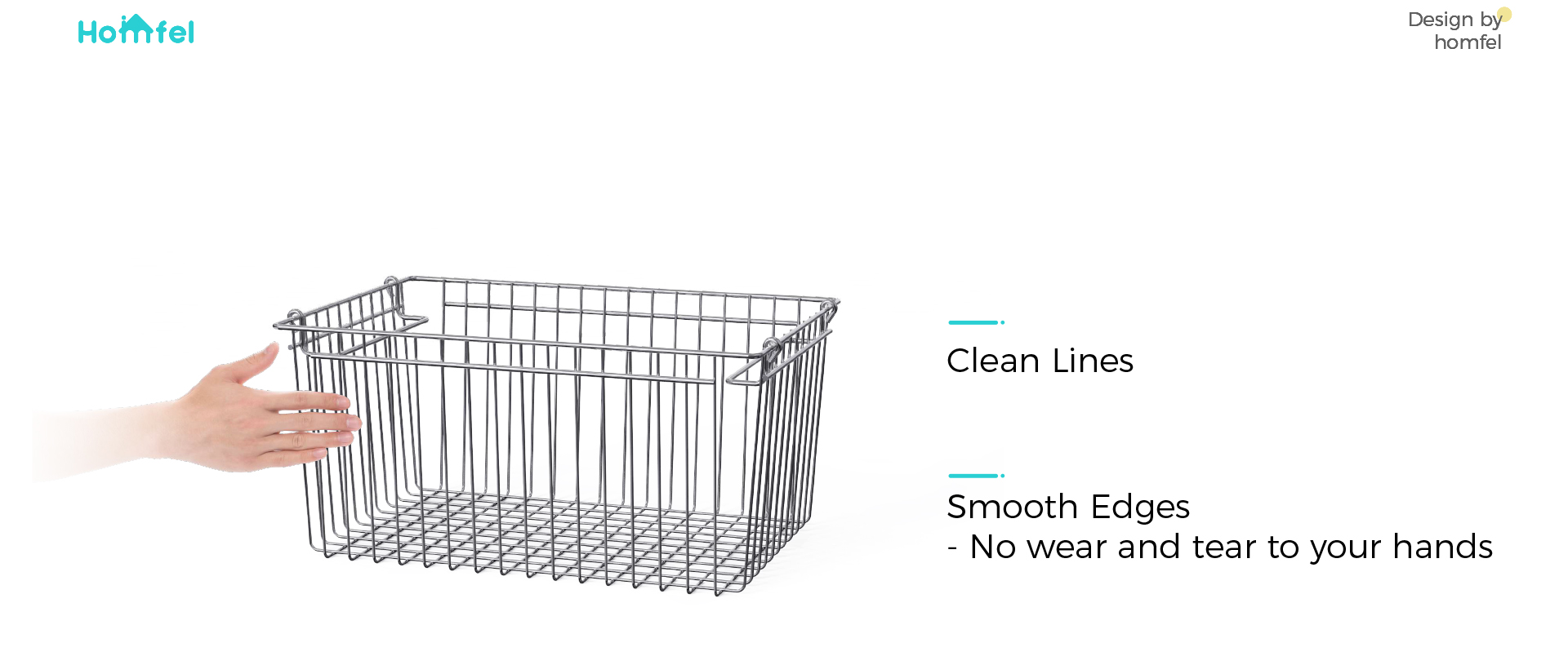 Stackable Kitchen Organizer Stainless Steel Wire Basket 260x180x80mm