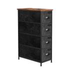 Narrow Small Storage Dresser, Fabric Drawer Dresser, Small Drawer Dresser for