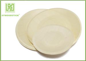 Quality Wedding Disposable Plates Eco Friendly Tableware , Food Grade Wooden Party Plates wholesale