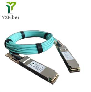 Quality 100G QSFP28 100GBASE-SR4 10 Meter AOC Active Optical Cable wholesale