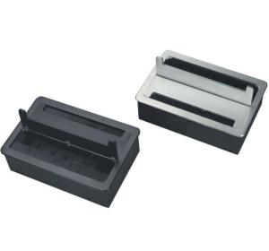 Quality Multifunctional Aluminum Alloy Desktop Clamshell Box / Double Open Brush Box wholesale