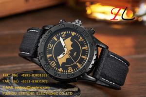Quality WHOLESALE PU STRAP ALLOY CASE QUARTZ WATCHES MEN WATCH wholesale