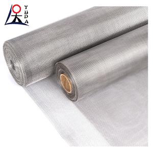 Quality Ultra Fine Woven Stainless Steel Mesh Screen Filter 304 316 Plain Weave Mesh Rolls wholesale