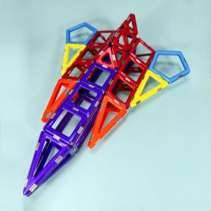 Quality Science Magnetic Educational Blocks Mecha Large Fighter Jets Building Shapes wholesale