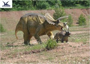 Quality Durable Simulated Animatronic Giant Dinosaur Model Mother And Dinosaur Baby wholesale