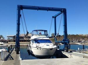 Quality Shipyard Mobile Boat Lifting Hoist 100t wholesale