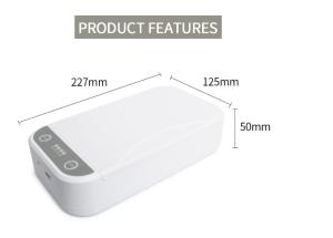 Quality UV Mobile Phone Disinfection Box Sterilization Equipment 360 Degrees Circulation wholesale