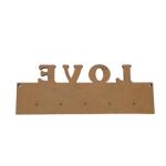 5mm Thickness Sublimation MDF Blanks LOVE HOME FAMILY Wooden Key Sign