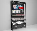 High Class Cosmetic Product Display Stands Floor Standing Display Unit