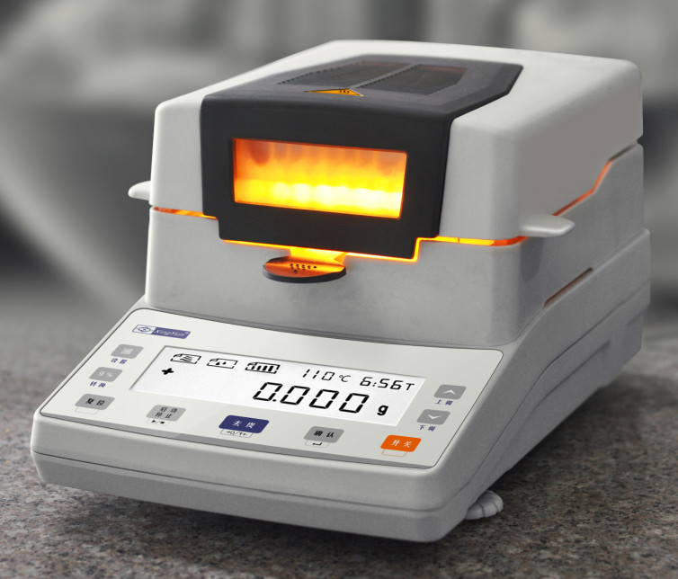 Laboratory Halogen Lamp Moisture Meter / Water Content Monitor For Oil