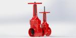 Flange Grooved Type Resilient Seated UL FM Gate Valve With High - Grade Rubber