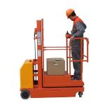 Self Propelled Order Picker Lift Platform 4.5m Order Picking Forklift Truck