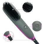 PTC Heating Aluminum Electric Hair Brush Portable Mini Hair Straighteners Brush