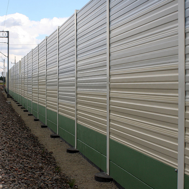 Noise Barrier Fence Perforated Aluminum Acoustic Panels For Highway