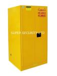 Vertical Drum Hazardous Flammable Storage Cabinet Fully Welded , 60 Gallon