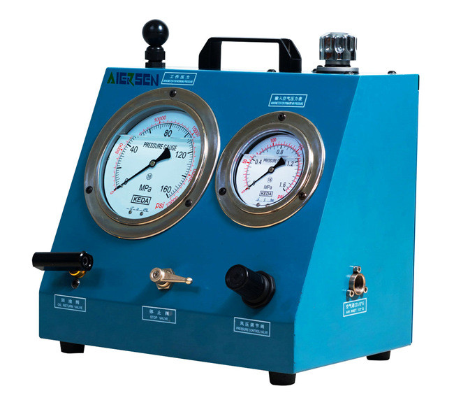 1500 Bar High Pressure Hydraulic Power Unit Hand Pump Pneumatic 3.5Ltr Fuel Tank