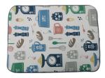 Household Sink Washable Printing Dish Drying Mat 38x50cm Microfiber