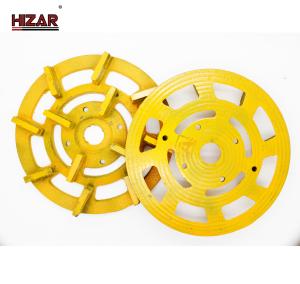 Quality 9'' 23cm No120 Grit Diamond Grinding Cup Wheels Concrete Grinding Disc 20cm Hole wholesale
