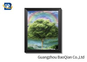 Quality Anti - Slip 30 X 40cm PET 3D Lenticular Pictures Of Four Season Tree Design wholesale